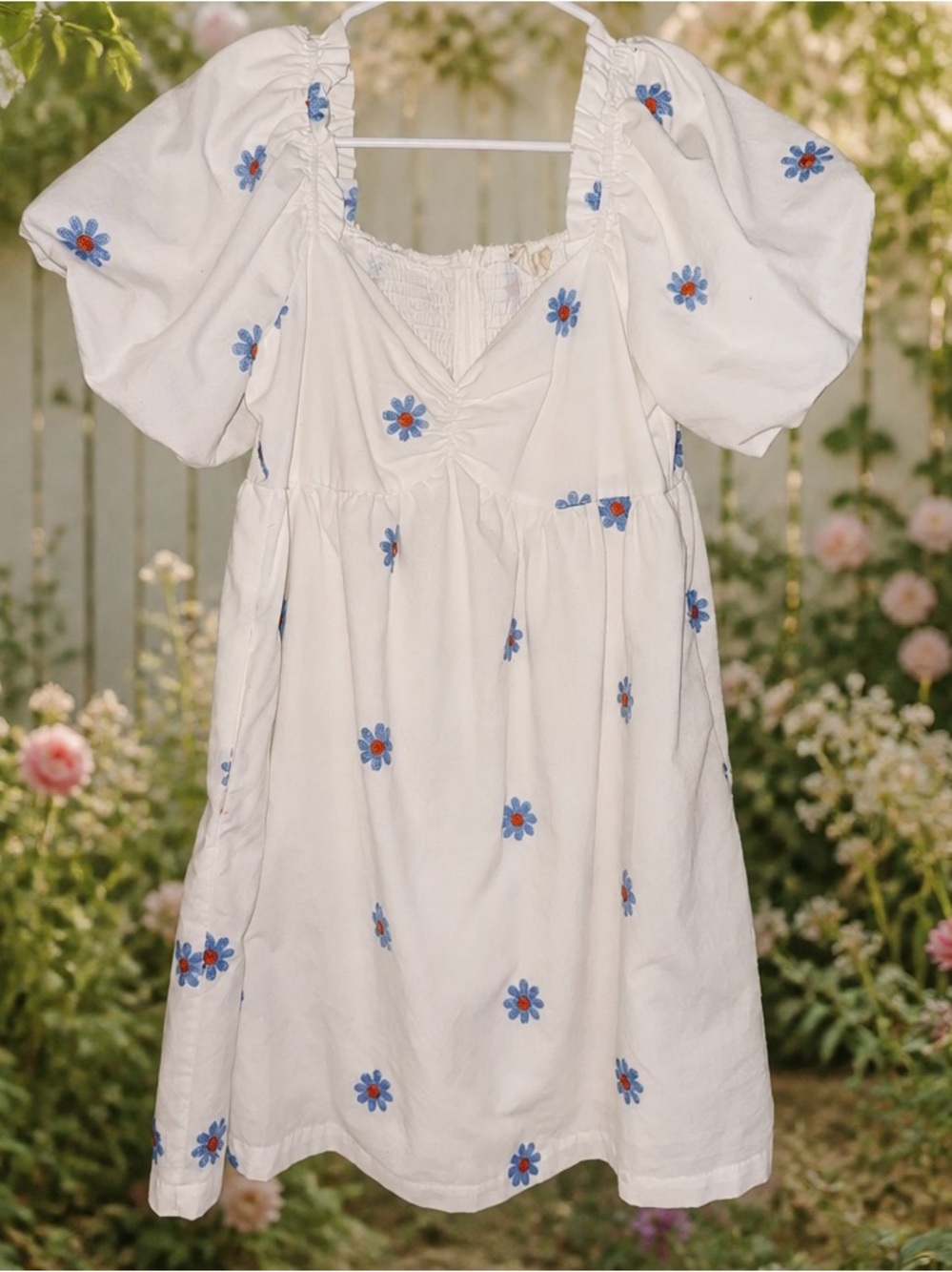 Altar'd State "Tate" Embroidered Daisy Dress – Size M